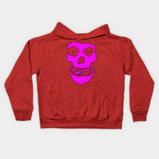 Crimson Ghost - Pink Halloween Pumpkins Kids Hoodie